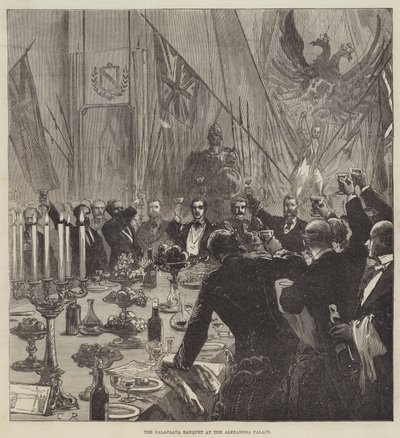 アレクサンドラ宮殿のバラクラババンケット 作： Sir John Charles Robinson